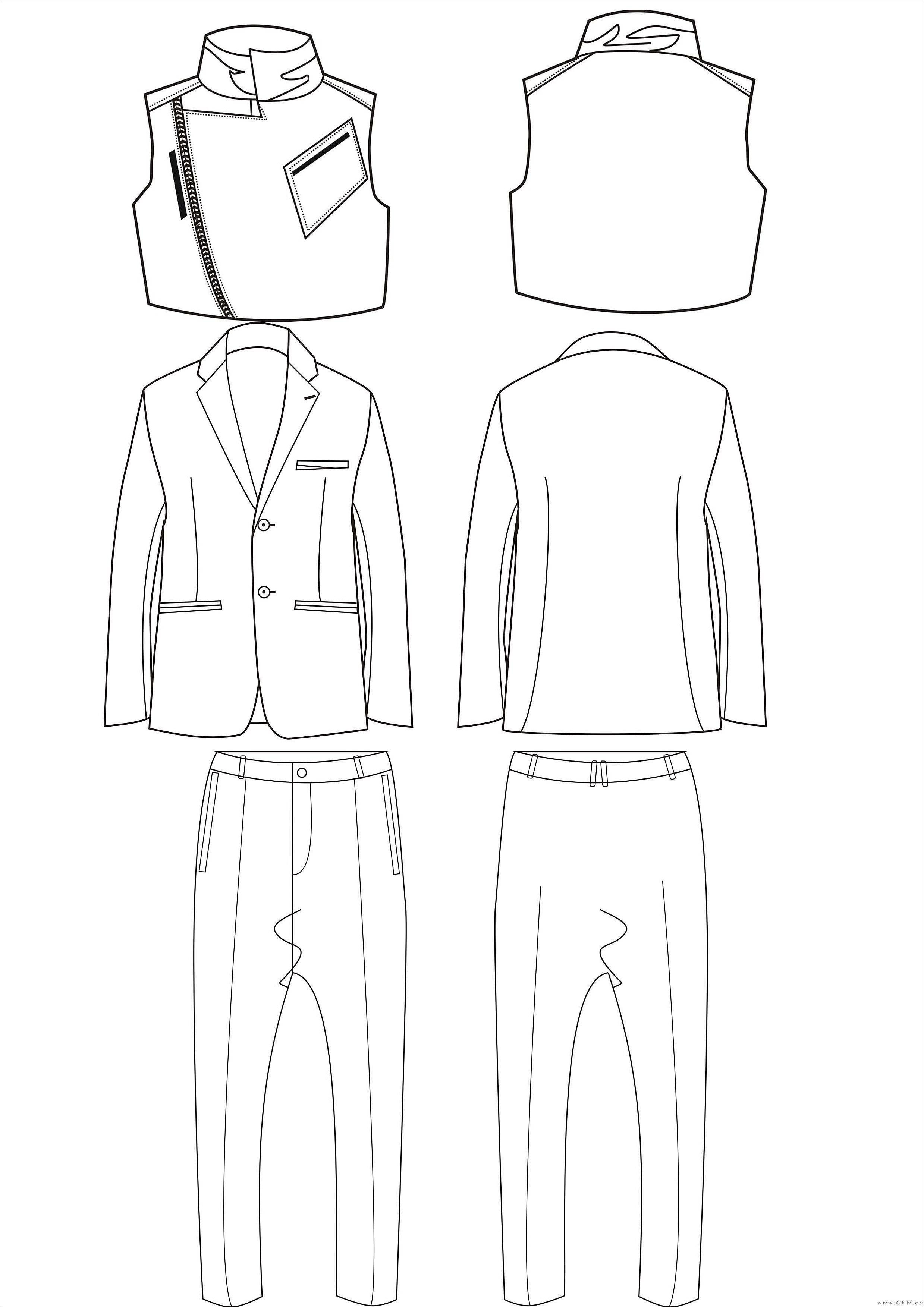 服裝款式圖 時(shí)尚設(shè)計(jì)的視覺(jué)語(yǔ)言與實(shí)用價(jià)值